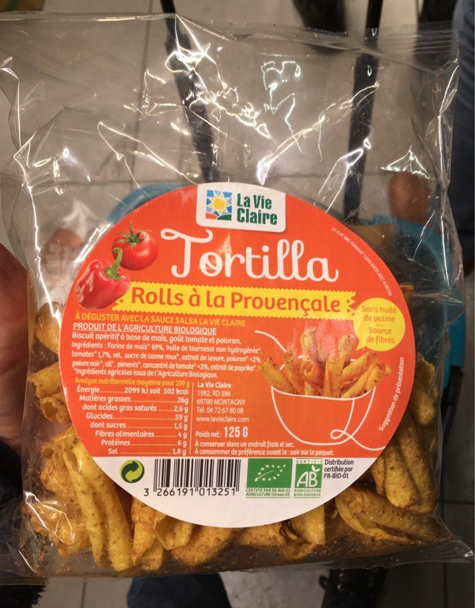 Tortilla Rolls Chips 125g